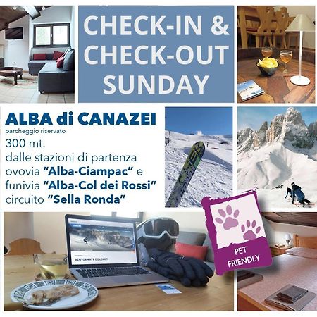 Mansarda Marmolada Sui Campi Da Sci Apartamento Alba di Canazei Exterior foto